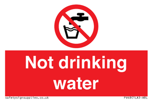 not drinking water